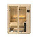 Kohler C1 Indoor Sauna Scandinavian Spruce Luxury Home Sauna Up to 5 Persons (SAK60418) - Saksby Wholesale - Front View