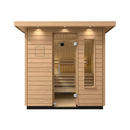 Kohler C2 Outdoor Sauna Douglas Fir Scandinavian Spruce Interior Up to 6 Persons (SAK25973) - Saksby Wholesale - Front View