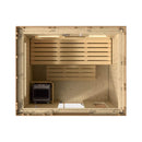 Kohler C2 Outdoor Sauna Douglas Fir Scandinavian Spruce Interior Up to 6 Persons (SAK25973) - Saksby Wholesale - Top View