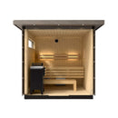 Kohler C2 Outdoor Sauna Weathered Grey Spruce Outdoor Sauna Kit 3 to 6 Person (SAK39184) - Saksby Wholesale - 2 Capacity, No Upgrade
