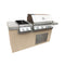 KOKOMO 6FT Antigua Built In BBQ Island Outdoor Kitchen With Double Side Burner (SAK73850)-SAKSBY