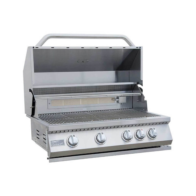 KOKOMO 6FT Antigua Built In BBQ Island Outdoor Kitchen With Double Side Burner (SAK73850)-SAKSBY