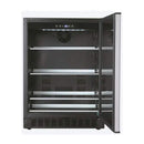 KoKoMo Grills 24-Inch Professional Luxury Outdoor Stainless Steel Kitchen Refrigerator [KO-LUX-FRIDGE] (SAK54862) - Saksby Wholesale - Front View Opened