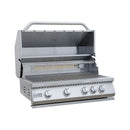 KOKOMO GRILLS 32 Inch Heavy Duty 60K BTU LP/NG 4 Burner Built-In Stainless Steel Gas Grill (SAK25317) Opened