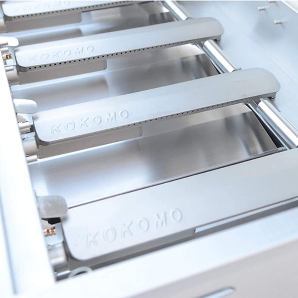 KoKoMo Grills 32-Inch Professional 72K BTU LP/NG 4 Burner Built-In Stainless Steel Gas Grill (SAK48170) - Saksby Wholesale - Burners