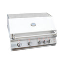 KOKOMO GRILLS 32" Heavy Duty 72K BTU LP/NG 4 Burner Built-In Stainless Steel Gas Grill (SAK48170) Closed