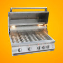 KoKoMo Grills 32" Professional 72K BTU LP/NG 4 Burner Built-In Stainless Steel Gas Grill (SAK48170)