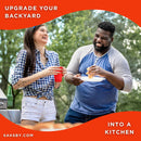 KoKoMo Grills 40-Inch Professional 87K BTU LP NG 5 Burner Built-In Stainless Steel Gas Grill (SAK75364) - Saksby Wholesale - Lifestyle Image
