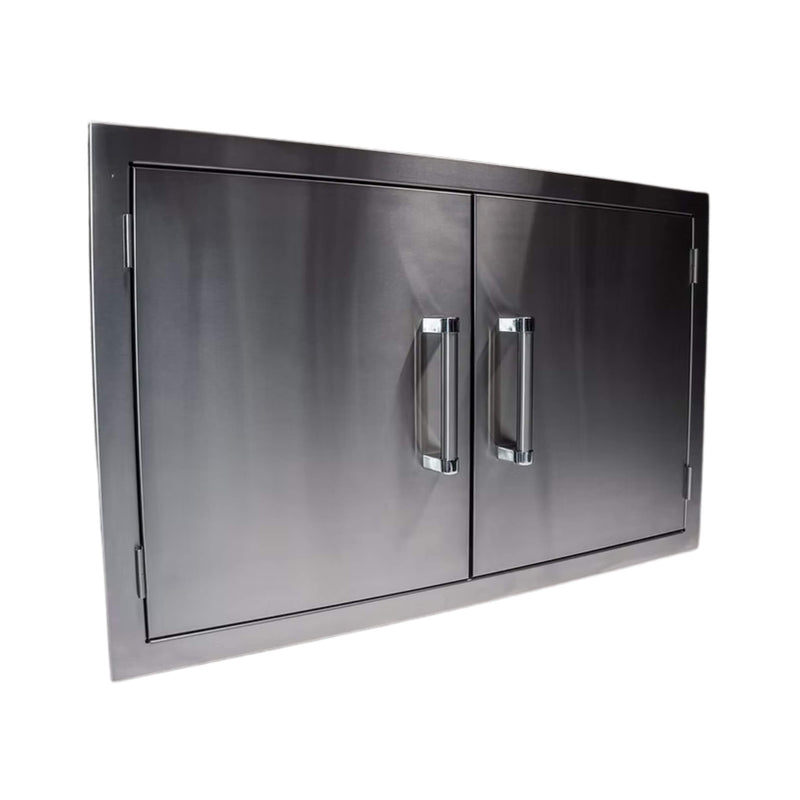 Kokomo Grills 7 Ft Straight Island With Built In BBQ And Refrigerator SAK46187 - Access Door