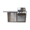 Kokomo Grills Mini Maui BBQ Island With LED Lights Built In BBQ And Refrigerator SAK53828 - Front View On White Background