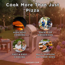 KoKoMo Grills Premium 32-Inch Stainless Steel Dual Fuel Gas Or Wood Fired Pizza Oven [KO-PIZZAOVEN] (SAK14753) - Saksby Wholesale - Benefits