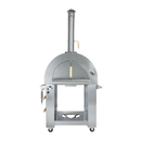 KOKOMO GRILLS Premium 32 Inch Stainless Steel Dual Fuel Gas Or Wood Fired Pizza Oven (SAK14753) Front View