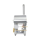 KoKoMo Grills Premium 32-Inch Stainless Steel Dual Fuel Gas Or Wood Fired Pizza Oven [KO-PIZZAOVEN] (SAK14753) - Saksby Wholesale - Right view