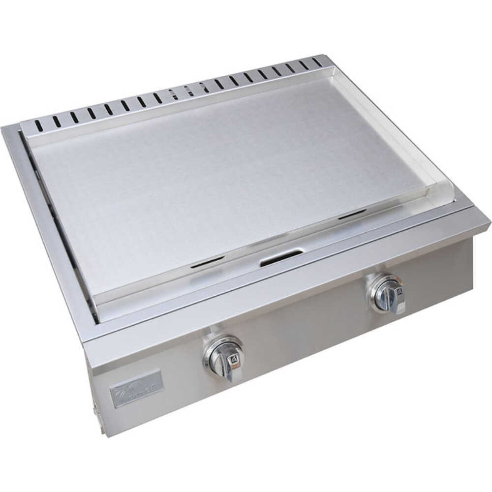 KOKOMO Premium 36K BTU Teppanyaki Griddle Outdoor Kitchen With Dual U Shape Burner, 30" (SAK19367)-SAKSBY