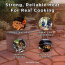 KoKoMo Grills Premium Built-In Charcoal Grill With 304 Stainless Steel And Adjustable Heat Tray, 32" (SAK32504) - Saksby Wholesale - Benefits