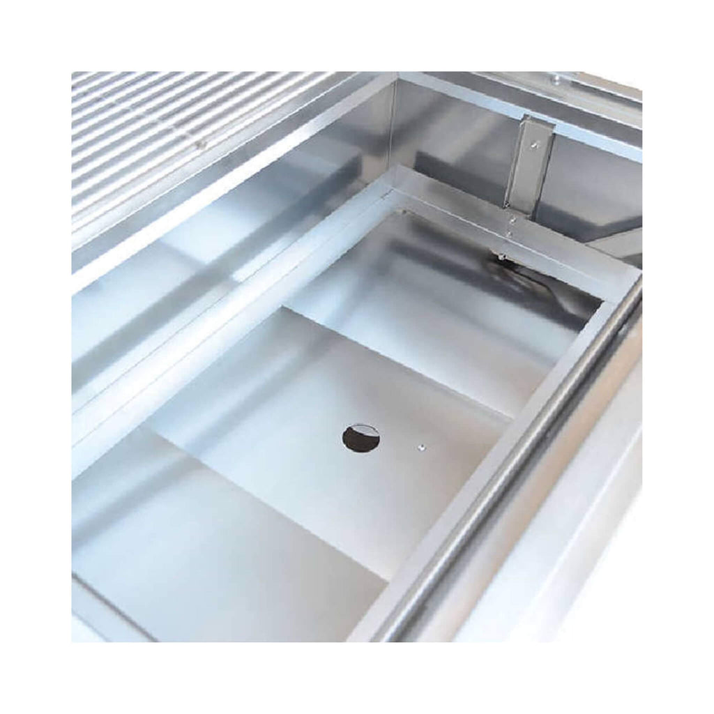 KoKoMo Grills Premium Built-In Charcoal Grill With 304 Stainless Steel And Adjustable Heat Tray, 32" (SAK32504) - Saksby Wholesale - Inside View