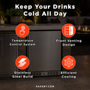 KoKoMo Grills 24-Inch Professional Luxury Outdoor Stainless Steel Kitchen Refrigerator [KO-LUX-FRIDGE] (SAK54862) - Saksby Wholesale - Features