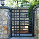 Kyiv Style Powder-Coated Galvanized Steel Pedestrian Gate, 5FT [PGKYIV-AP] (SAK45810) - Saksby Wholesale - Gate View