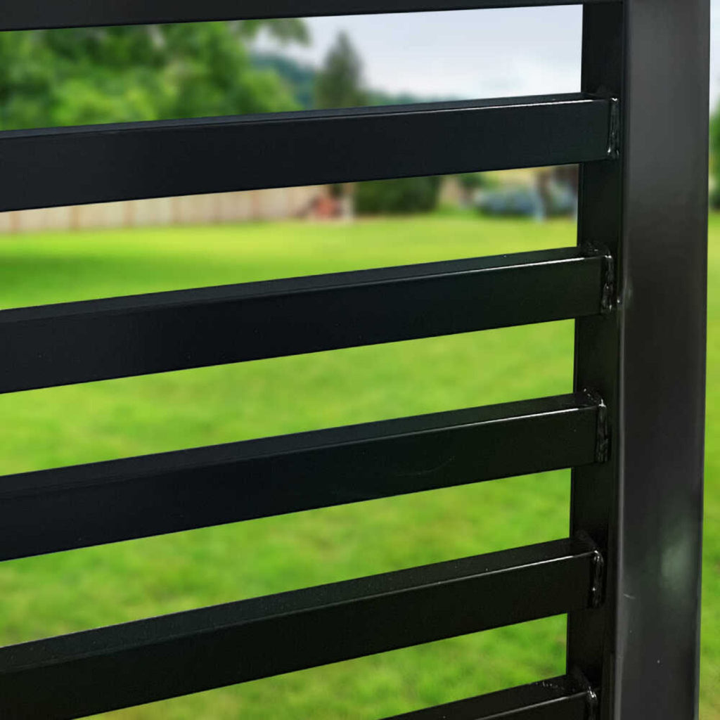Kyiv Style Powder-Coated Galvanized Steel Pedestrian Gate, 5FT [PGKYIV-AP] (SAK45810) - Saksby Wholesale - Metal View