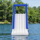 Large 15FT Commercial Inflatable Water Slide With Climbing Handle (SAK98314) - Saksby Wholesale - Lifestyle Front View On Water
