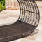 Large 2-Person Abigal Outdoor Wicker Daybed With Aluminum Frame And Cushions (SAK23942) - Saksby Wholesale - Frame Design Details