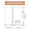 Large 60-Slot Commercial Snack And Drink Refrigerated Combo Vending Machine (SAK58735)
