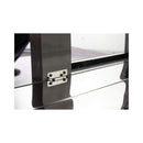 Large Black Stainless Steel Single-Door Fridge For Outdoor Kitchen Islands (SAK15296) - Saksby Wholesale - Hinge Details