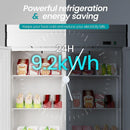 Large Commercial 49 Cu.Ft 2-Door Stainless Steel Reach-In Refrigerator With OmniSmart Temperature Control (SAK54160) - Saksby Wholesale - Features View