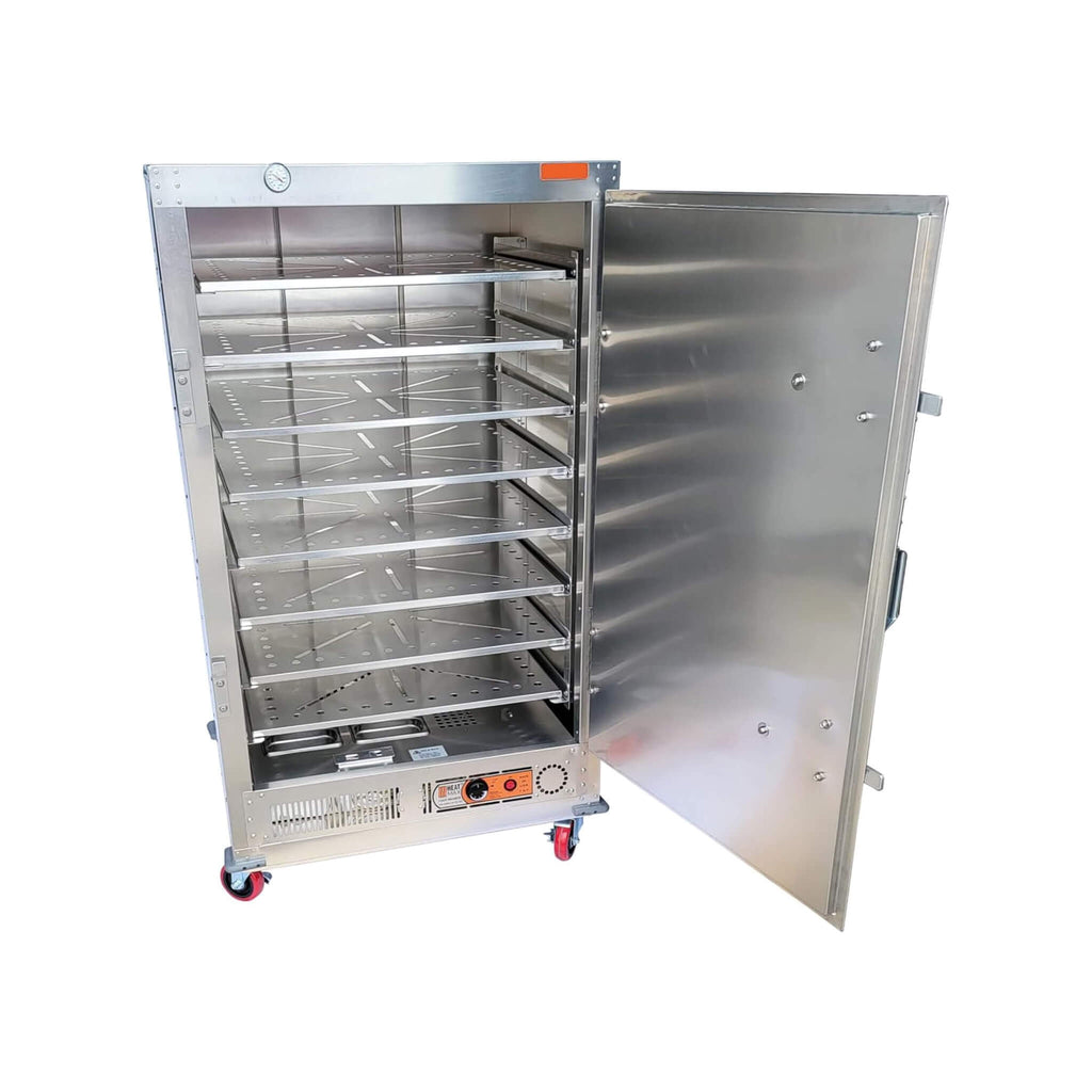 Large Electric Commercial Food Warmer Holding Cabinet For 16 Full Size Pans (SAK30279) - Saksby Wholesale - Front Right View With Door Opened