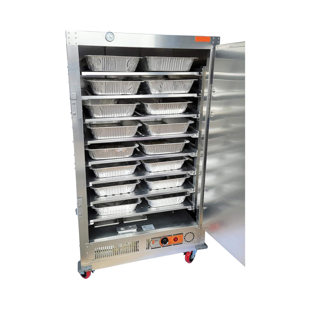 Large Electric Commercial Food Warmer Holding Cabinet For 16 Full Size Pans (SAK30279) - Saksby Wholesale - With Pans