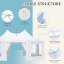 Large Heavy-Duty Customizable Party Tent With Sidewalls And Windows (SAK72615) - Saksby Wholesale - Features