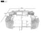 Large Outdoor Quadrilateral Spa Surround Rattan Sectional Sofa Set With Storage Compartments (SAK80217) - Saksby Wholesale - Product Size