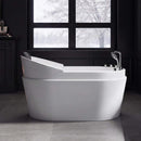 Large Premium Acrylic Whirlpool Tub With Air Jets Pillow And Seat (SAK17326) - Saksby Wholesale - Left Side View