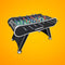 Large Premium Full Size Soccer Foosball Game Table (SAK96312) Saksby - Corner View On Orange Background