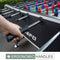 Large Premium Full Size Soccer Foosball Game Table (SAK96312) Saksby - Ergonomic Handles