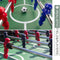 Large Premium Full Size Soccer Foosball Game Table (SAK96312) Saksby - Field And Players