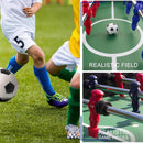 Large Premium Full Size Soccer Foosball Game Table (SAK96312) Saksby - Realistic Field And Game Pieces