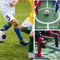 Large Premium Full Size Soccer Foosball Game Table (SAK96312) Saksby - Realistic Field And Game Pieces