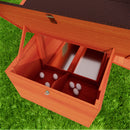 Large Premium Outdoor Spacious Wooden Chicken Coop With Two-sides Nesting Boxes, 44 Inch (Sak21875) - Saksby Wholesale - Nesting Boxes View
