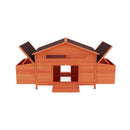 Large Premium Outdoor Spacious Wooden Chicken Coop With Two-sides Nesting Boxes, 44 Inch (Sak21875) - Saksby Wholesale - Open Door Nesting Box View