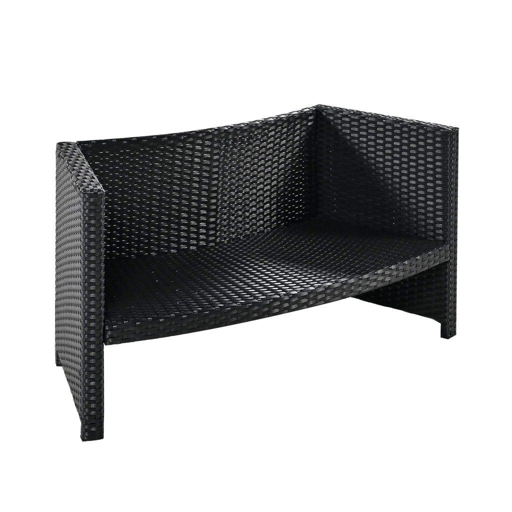 Large Premium Surround Spa Patio Rattan Sofa Set With Storage Compartments And Cushions (SAK75629) - Saksby Wholesale - Compartment Only