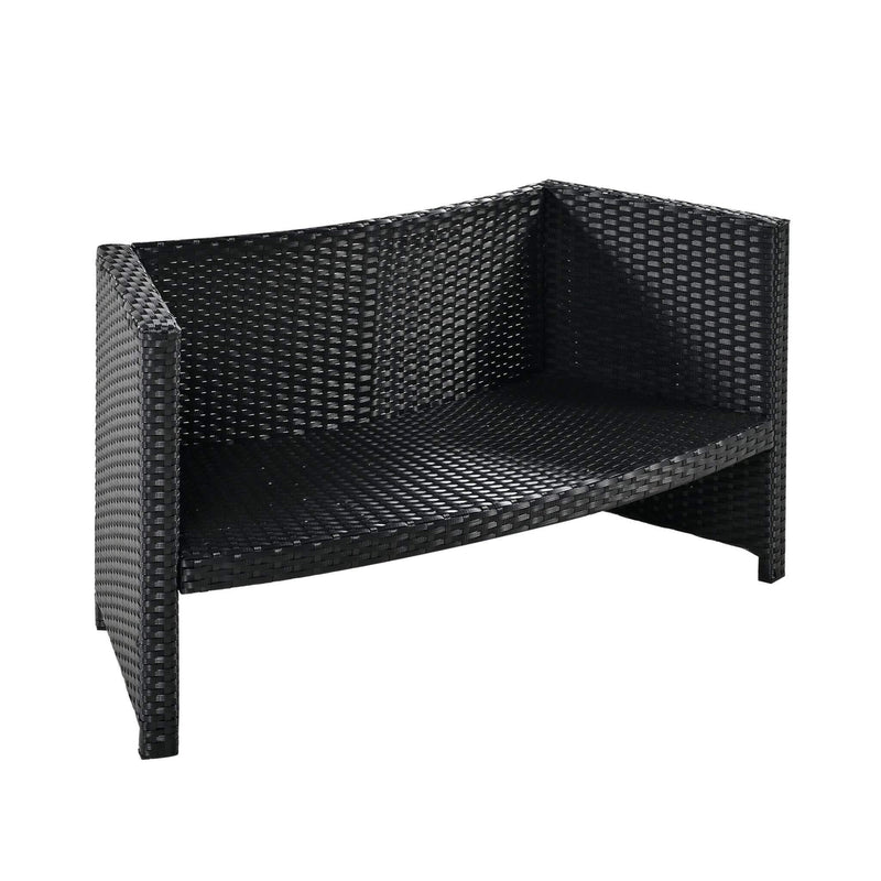 Large Premium Surround Spa Patio Rattan Sofa Set With Storage Compartments And Cushions (SAK75629) - Saksby Wholesale - Compartment Only