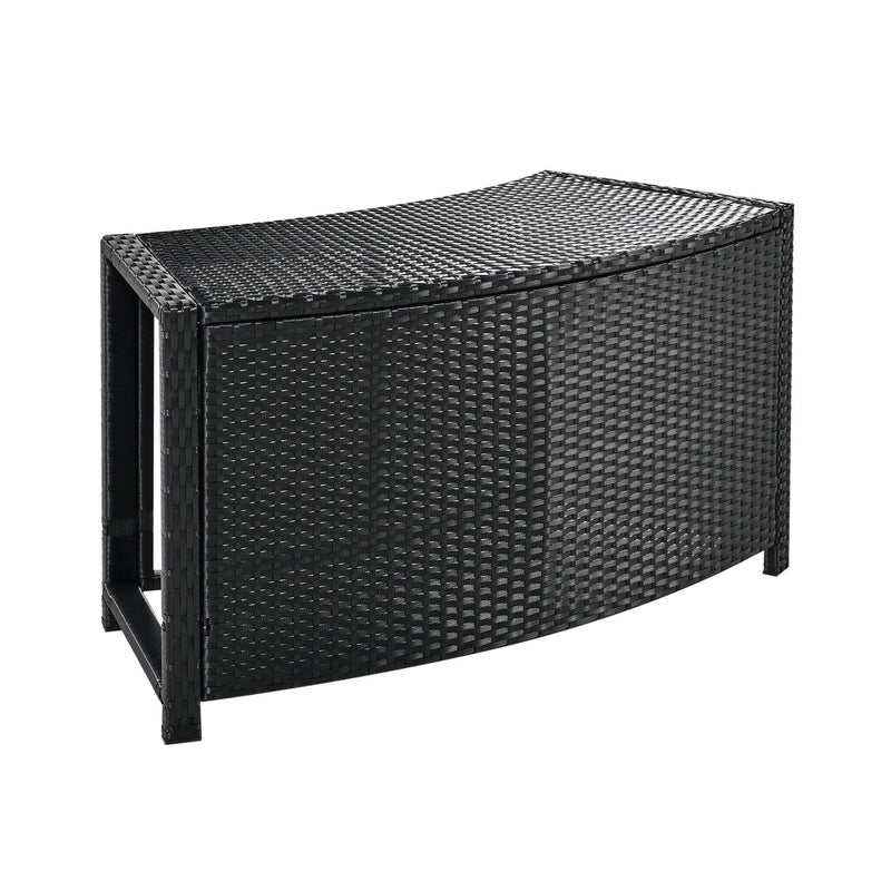 Large Premium Surround Spa Patio Rattan Sofa Set With Storage Compartments And Cushions (SAK75629) - Saksby Wholesale - Storage Only