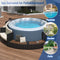 Large Premium Surround Spa Patio Rattan Sofa Set With Storage Compartments And Cushions (SAK75629) - Saksby Wholesale - Use Case