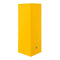 Large Yellow Heavy Duty Flammable Welded Fireproof Storage Cabinet, 35" (SAK52837) - Saksby Wholesale - Back View
