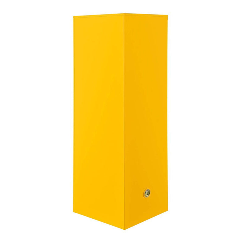 Large Yellow Heavy Duty Flammable Welded Fireproof Storage Cabinet, 35" (SAK52837) - Saksby Wholesale - Back View