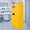 Large Yellow Heavy Duty Flammable Welded Fireproof Storage Cabinet, 35" (SAK52837) - Saksby Wholesale - Lifestyle View