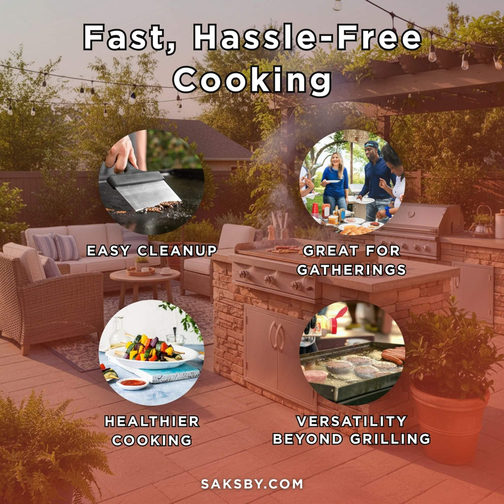 Le Griddle Ultimate Built-In / Countertop Griddle, 41" [GFE105] (SAK02878)) - Saksby Wholesale - Benefits