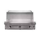 Le Griddle Ultimate Built In Countertop Propane Gas Griddle 41 Inch GFE105 Front View With Lid Opened