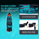 Lightweight 10FT Modular Fishing Kayak With Fin Drive System (SAK21489) - Saksby Wholesale - Durable And Safe